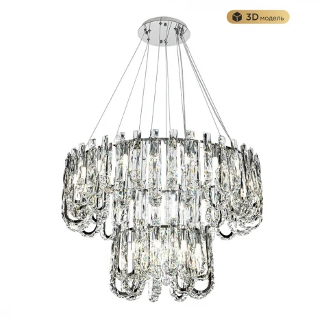 Подвесная люстра хрустальная Modelux MODELUX ML.6621.28 CR