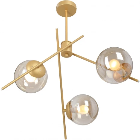 Потолочная люстра на штанге V4057-8/3PL Vitaluce (220V, шар)