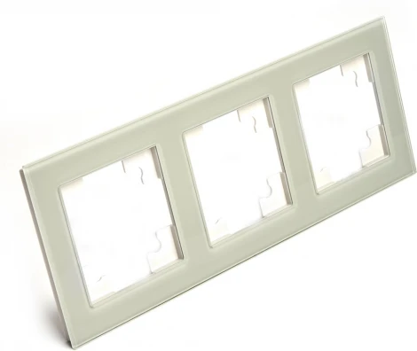 Рамка на 3 поста (дымчатый) Stekker Катрин 49035