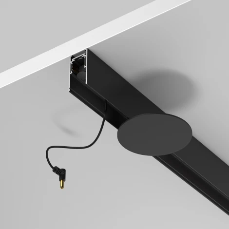 Коннектор для Яндекс Станции Мини Maytoni Accessories for tracks Exility TRA034CVC-B (48V)