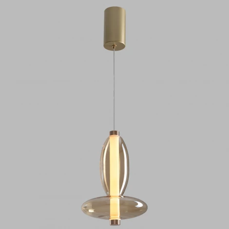 Светильник подвесной Crystal Lux QUASAR SP7W LED AMBER (220V, на проводе)