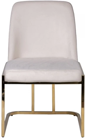 Обеденный стул Garda Decor GY-DC8365GOLD-CR (Золото/Кремовый)