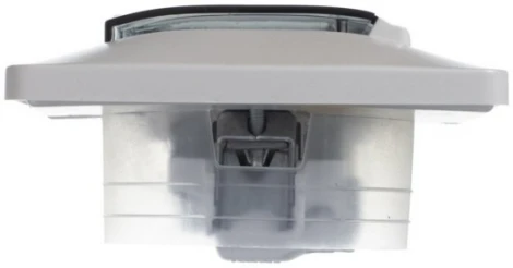 Розетка встраиваемая с заземлением, шторками и крышкой (перламутровый) IP44 Systeme Electric Glossa GSL000648