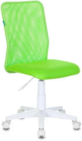 Кресло детское Бюрократ KD-9 салатовый TW-03А TW-18 сетка/ткань крестовина пластик пластик белый
