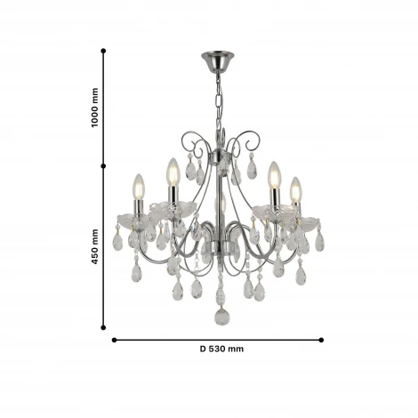 Подвесная люстра F-Promo Selestine 2573-5P