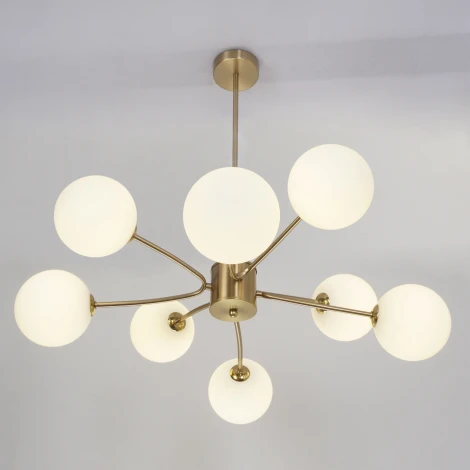 Потолочная люстра на штанге Zortes Blo ZRS.1777.08 (220V, шарики, IP21)