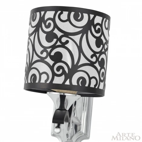 Бра Arte Milano Florentia-4957 304957/1W Bk/Ni (220V)
