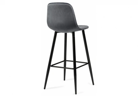 Барный стул capri dark gray / black