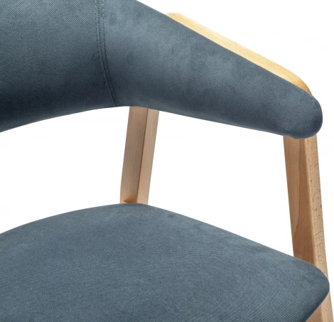 Кресло Dalia Soft Grey/Натур R-Home арт.4000125210h_diaggrey_natur