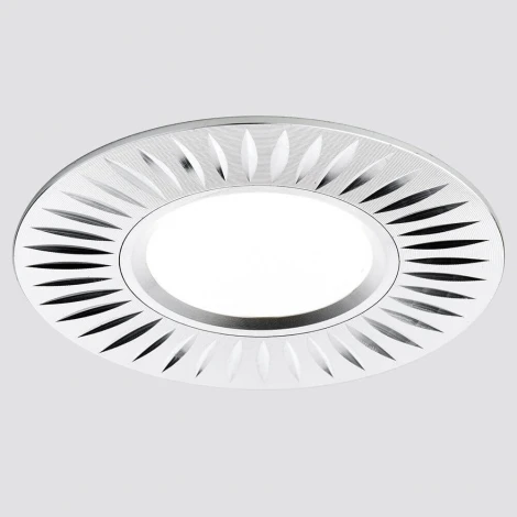 Встраиваемый точечный светильник Ambrella Алюминий С Узором A507 AL (220V)