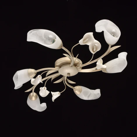 Потолочная люстра MW-Light Восторг 242016906 (220V, цветы, листья)