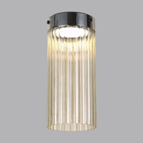 Потолочный светильник каскадный круглый Odeon Light Pillari 5047/10LC черный/светл.янтарный/металл/стекло LED 10W 4000К 1237Лм (220V, круглые)