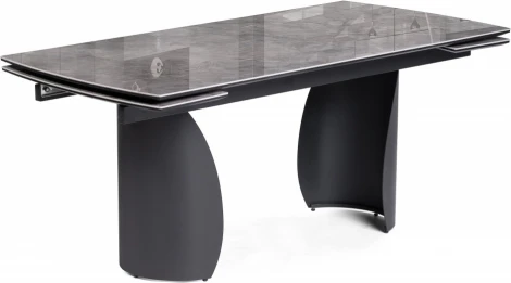 Керамический стол Готланд 180 (Готланд 180(240)х90х79 baolai / черный) Woodville арт.588028