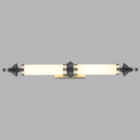 Настенный светильник Odeon Light Ula 5404/28WL бронзов.брашированн./черный/стекло/керамика LED 28W 3000K (220V, выключатель, круглые)