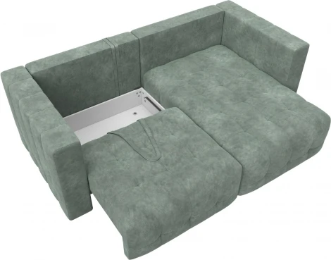 Диван угловой Лига-052 НПБ угол универсальный Лига Диванов (Велюр) арт.128810