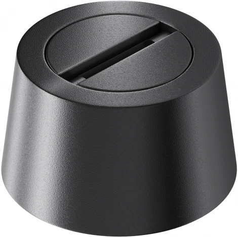 Чаша накладная для двойного вывода ленты черная Maytoni Accessories for system Parity TRA130CRDuo-B