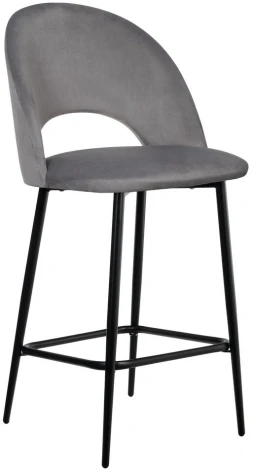 Стул полубарный Leo темно-серый Bradex Home RF 0049