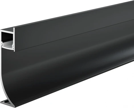 Алюминиевый профиль плинтус с подсветкой 53x14 Maytoni Led Strip ALM-5314-B-2M