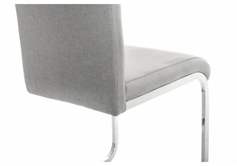 Обеденный стул Woodville Oddy light grey fabric 11548
