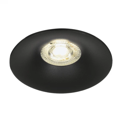 Встраиваемый светильник под лампу MR11 с цоколем GU10 черный Wolta Acento WDL-MR11/04BL-R