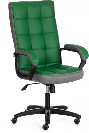 Кресло TRENDY (22) кож/зам/ткань, зеленый/серый, 36-001/12 Tetchair 19519