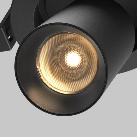 Встраиваемый светильник Maytoni Focus Led C071CL-7W2.7K-B (220V, круглые)