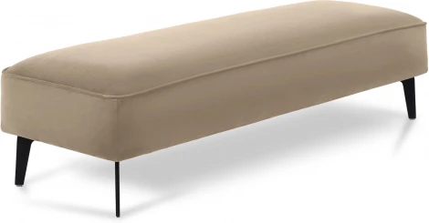 Банкетка Amsterdam ОГОГО (арт.787125), (Ткань,Велюр/Бежевый)