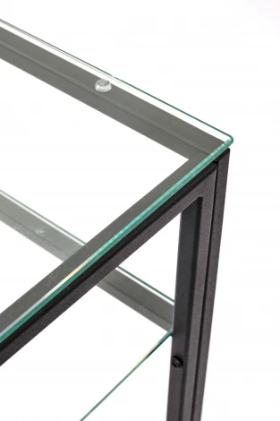 Консольный стол AllConsoles 1042-CB clear черный муар