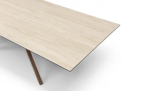 Стол DT2448 (180-260) Милан желтый травертин/ #2204 ESF 5847