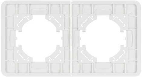 Рамка стеклянная FRM-OMALI-SFGS-2-WH (Arlight) 049708