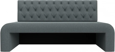 Диван кухонный прямой Кармен Люкс (Серый/Рогожка) Лига Диванов арт.123751