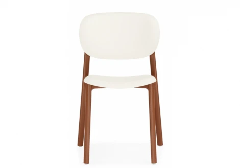 Обеденный стул Woodville Mokka brown / milky