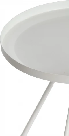 Столик журнальный GLAND 1 шт. в упаковке (Металл /Белый)