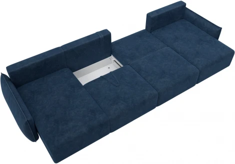 Диван П-образный Лига-051 НПБ Лонг Лига Диванов (Велюр) арт.128737