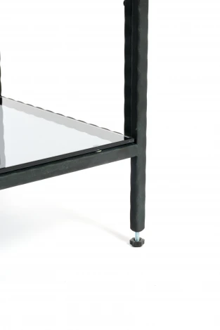 Консольный стол AllConsoles 1013-CB loft grey черный муар