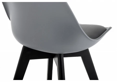 Деревянный стул Woodville Bonuss dark gray / black 11827