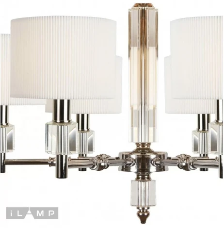 Подвесная люстра iLamp Alexa P2404-6 Nickel