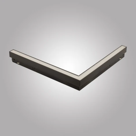 Трековый угловой светильник 48V светодиодный магнитный AM Group MAGNET AM511 LL-20-18+18P 4000K цоколь