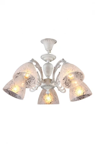 Потолочная люстра Natali Kovaltseva Martinez II 75030-5C WHITE