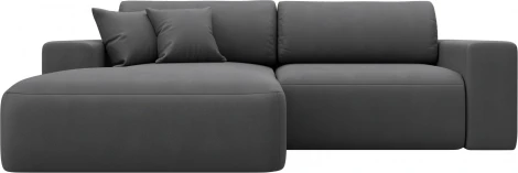 Диван угловой Лига-036 НПБ Классик левый угол Лига Диванов (Замша) арт.127741L