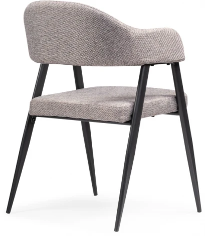 Стул Woodville на металлокаркасе Twin gray / black 15412