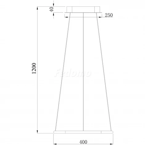 Donolux S111024 S111024/1SQ 30W Black Out