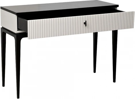 Консольный стол Garda Decor GD-00006 (Черный/Черный,Белый)