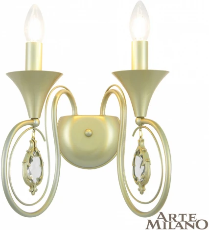 Бра Arte Milano AM349920 349920/2W CG (220V, подвески, подсвечник, свеча)
