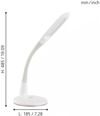 Офисная настольная лампа Eglo Trunca 98093