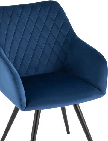 Стул вращающийся Дастин велюр синий УТ000036170