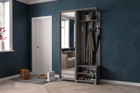 Прихожая ТЭКС Ларго-2, Графит серый