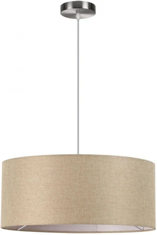 Подвесной светильник Lumion Nikki 8250/3 никель/бежевый, металл/текстиль Е27 3*60W 220V (круглые)