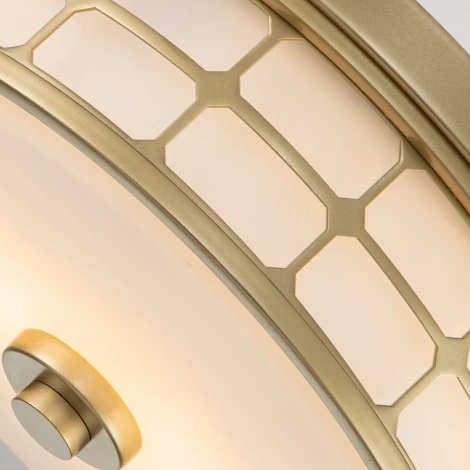 Потолочный светильник круглый Quoizel Guardian QZ-GUARDIAN-F-PNBR (220V, круглые, IP44)