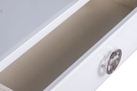 KFG16702 Консоль GD 2 ящика белая 120*30*78см Garda Decor